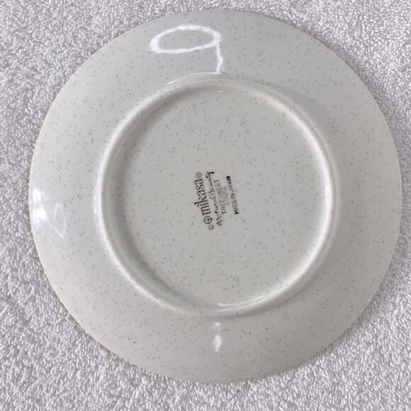Vintage MCM Mikasa Natural Beauty Treesweet C9052 Stoneware Side Plates x2 - Picture 6 of 9